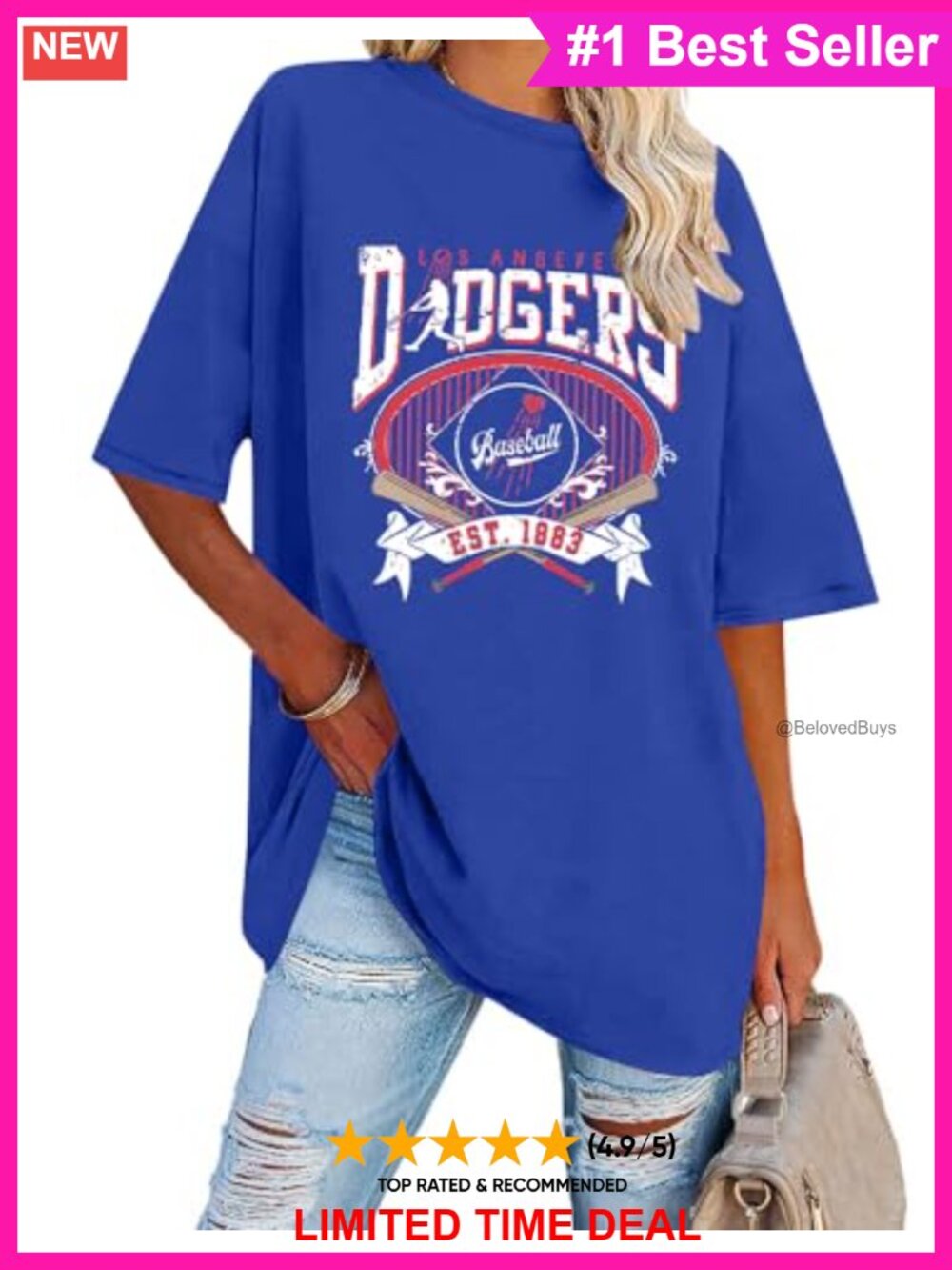 Baseball Heart Graphic Tee Crew Neck Short Sleeve Casual Top